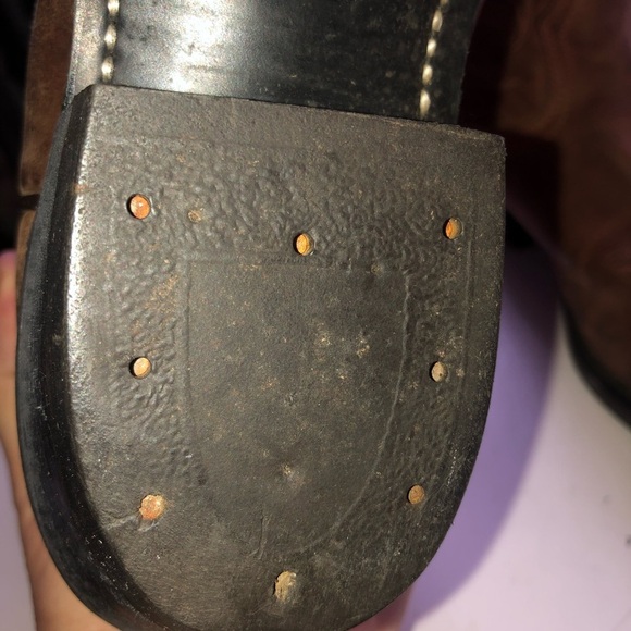 Vibram men’s/ woman’s cowboy boots, embroidered design, Lets ride. - Picture 12 of 16